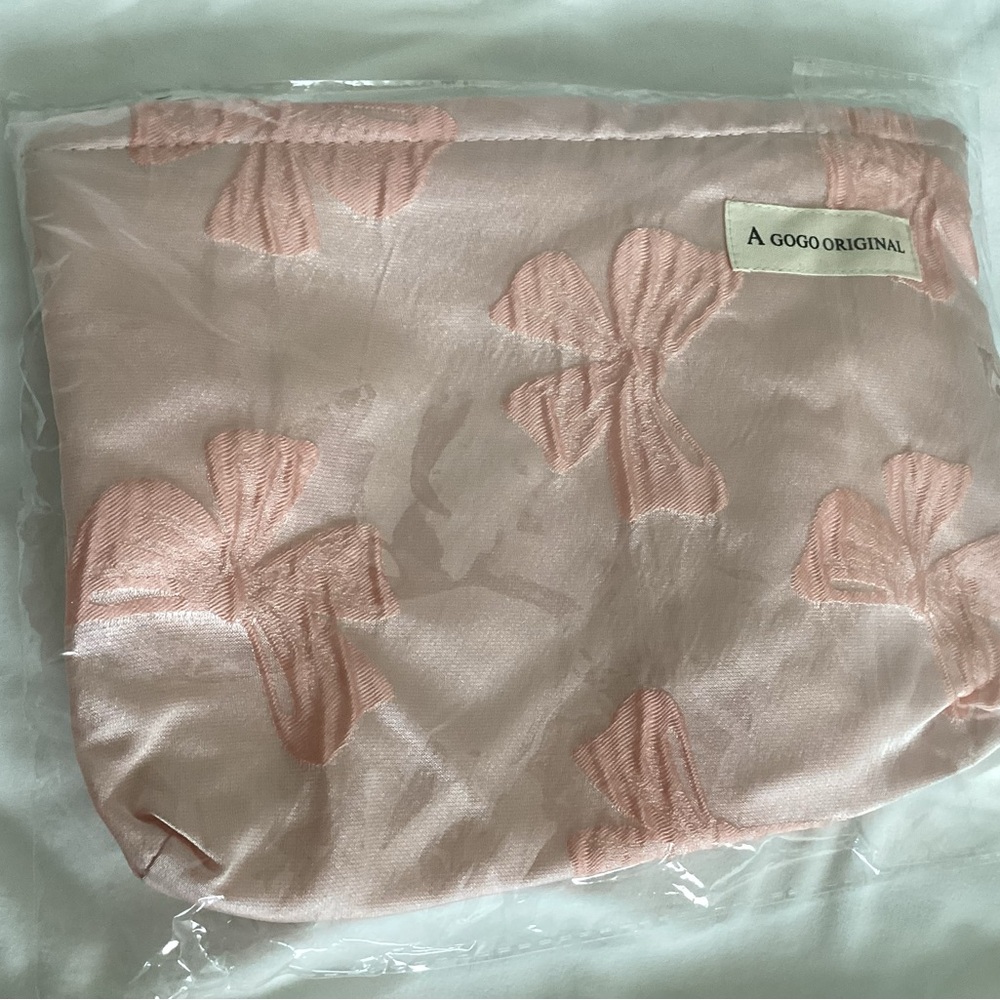 Coquette Bow Pencil Bag / Make Bag